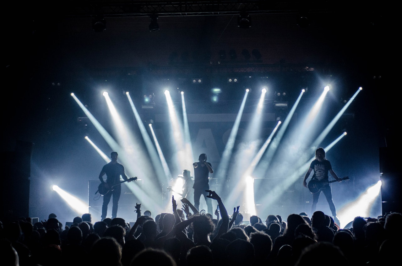 Band på scenen